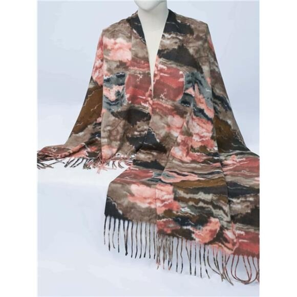 Colorful Pashmina Wraps For Women Soft Rave Scarf Shawl Blanket Spring - Picture 6 of 6